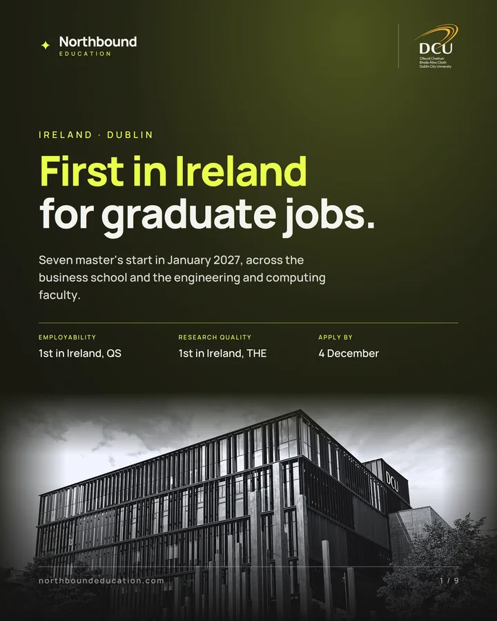 Dublin City University: first in Ireland for graduate employment